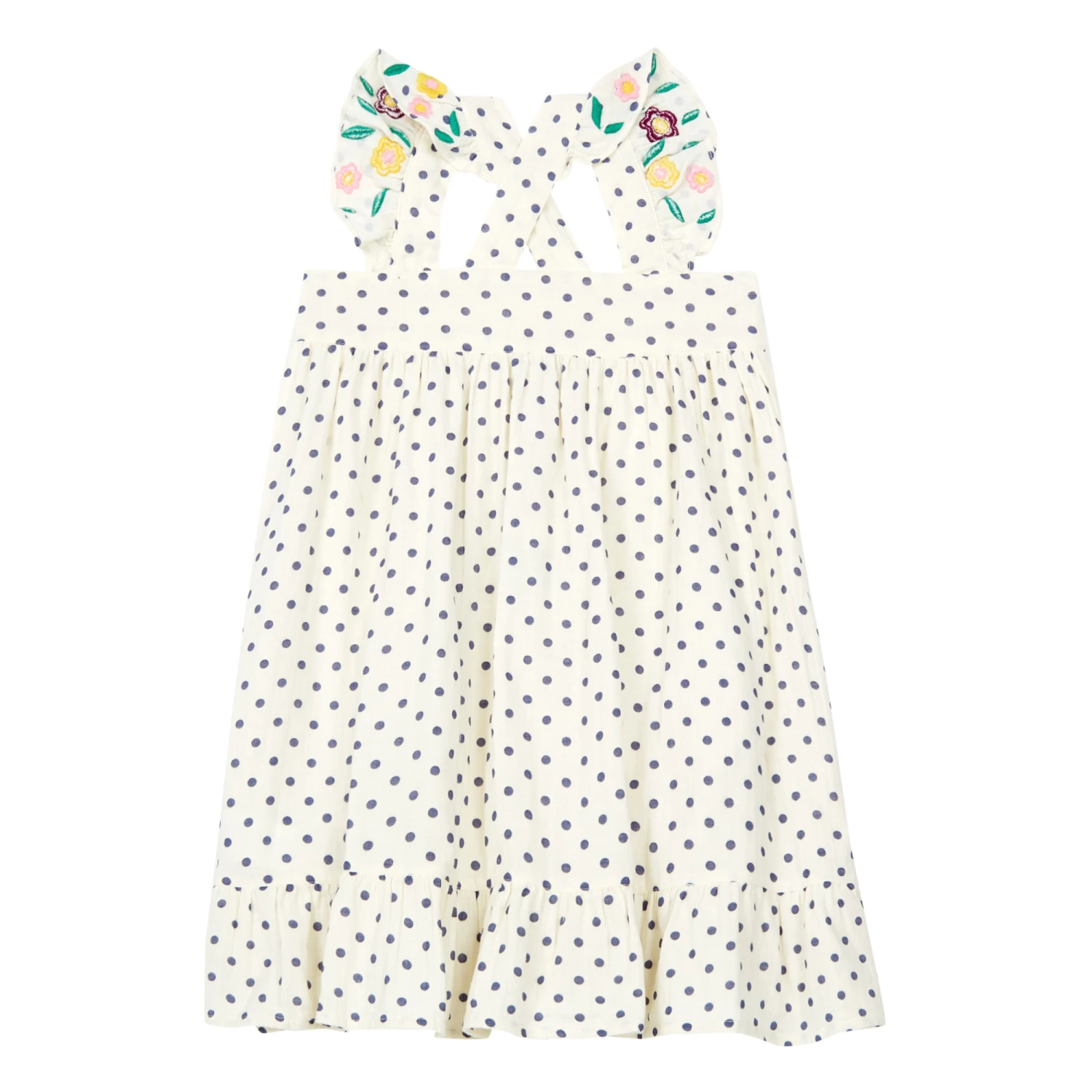 Cheapest ๐ Elodie Embroidered Cotton Muslin ๐ Dress Ecru Bonton Fashion Children โจ 3 Cheapest ๐ Elodie Embroidered Cotton Muslin ๐ Dress Ecru Bonton Fashion Children โจ - Image 3