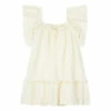 Cheapest 👏 Emel Organic Cotton 👗 Dress Ecru Yoli & Otis Fashion Children 😀