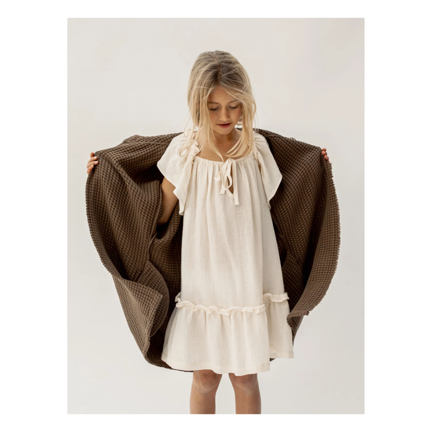 Cheapest ๐ Emel Organic Cotton ๐ Dress Ecru Yoli & Otis Fashion Children ๐ 3 Cheapest ๐ Emel Organic Cotton ๐ Dress Ecru Yoli & Otis Fashion Children ๐ - Image 3