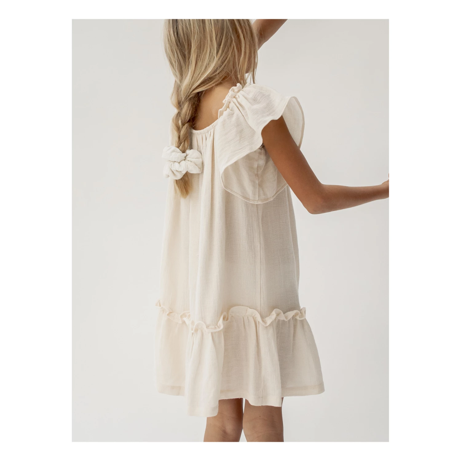 Cheapest ๐ Emel Organic Cotton ๐ Dress Ecru Yoli & Otis Fashion Children ๐ 4 Cheapest ๐ Emel Organic Cotton ๐ Dress Ecru Yoli & Otis Fashion Children ๐ - Image 4