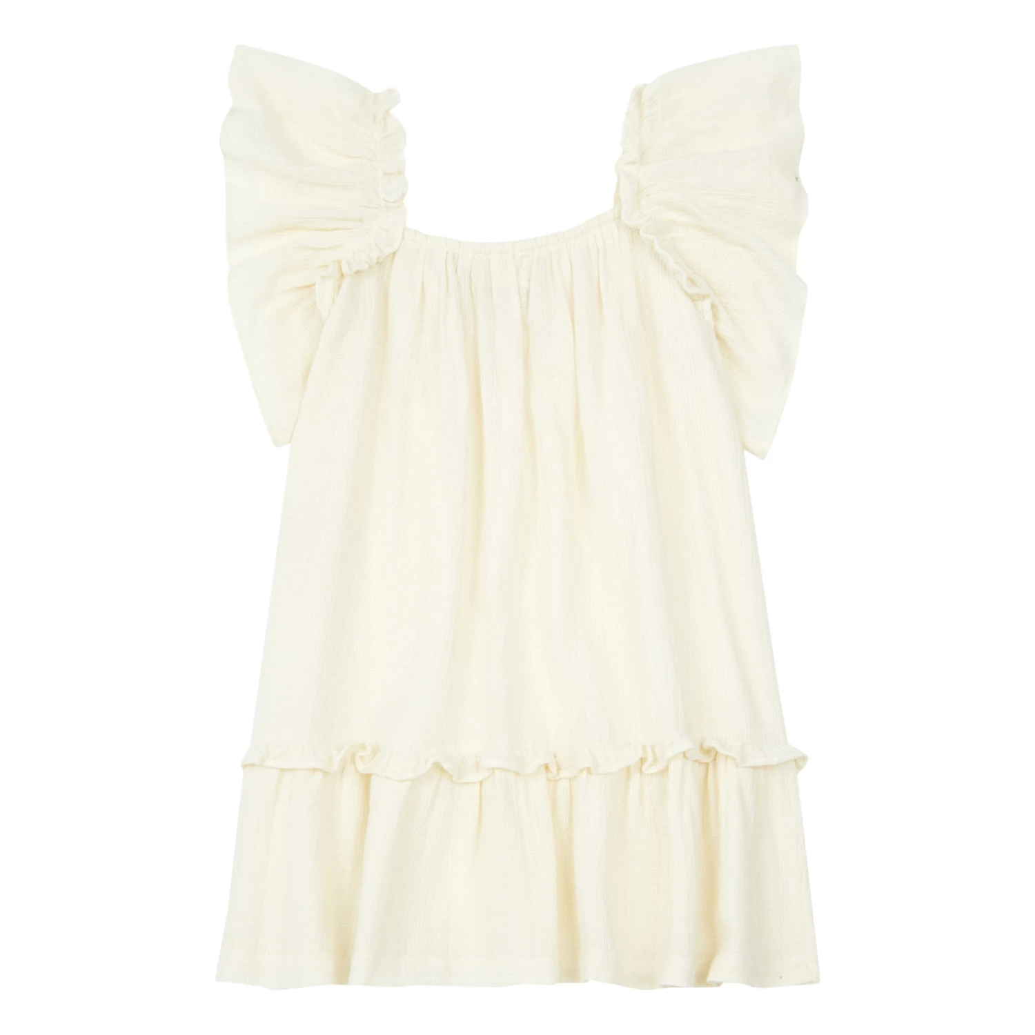 Cheapest ๐ Emel Organic Cotton ๐ Dress Ecru Yoli & Otis Fashion Children ๐ 6 Cheapest ๐ Emel Organic Cotton ๐ Dress Ecru Yoli & Otis Fashion Children ๐ - Image 6