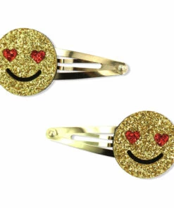 Flash Sale 🔥 Emoji Hair Slide Gold Milk x Soda Fashion Children 🌟