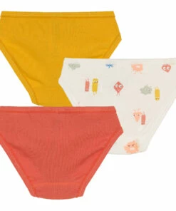 Best Sale ⌛ Emotions Lyocell Briefs - Set of 3 White Petit Bateau Fashion Children ⭐ -Outlet Kids' Fashion Store emotions lyocell briefs set of 3 white petit bateau fashion children 2