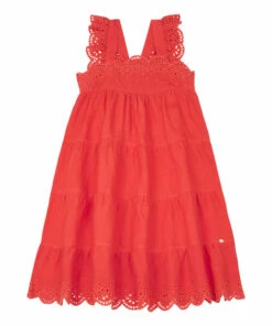 Wholesale ๐ English Embroidery Linen ๐ Dress Poppy Tartine et Chocolat Fashion Children ๐