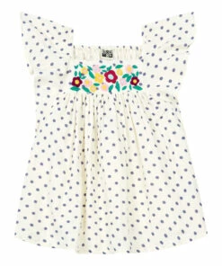 Coupon ⌛ Eole Polka Dot Blouse Ecru Bonton Fashion Children ⭐