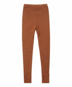 Wholesale 🧨 Erinus Striped Leggings Rust Caramel Fashion Baby, Children ❤️