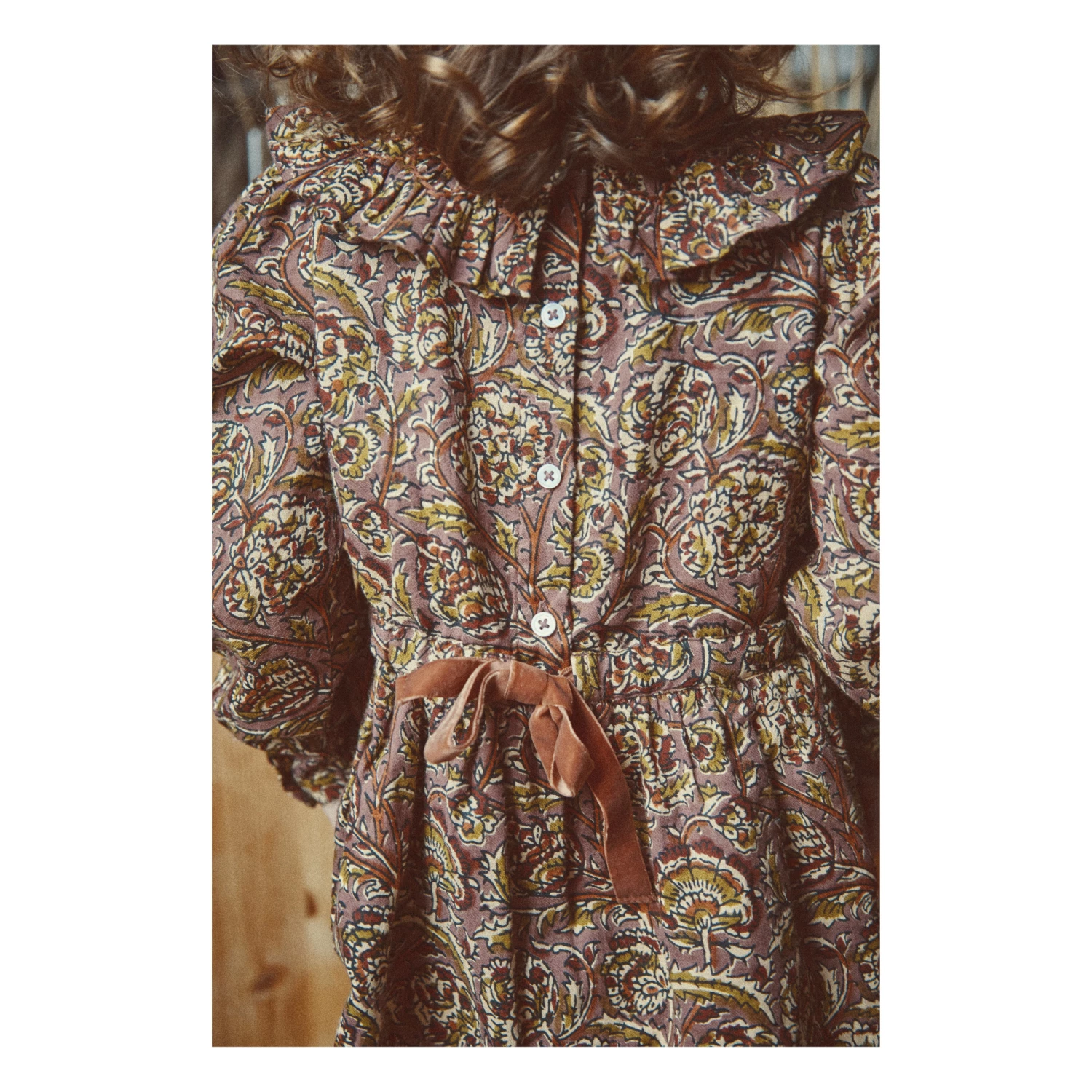 Cheapest 🎁 Exclusive ❄ Christmas Capsule - Embroidered 👗 Dress Plum Emile et Ida Fashion Children ❤️ 3 Cheapest 🎁 Exclusive ❄ Christmas Capsule - Embroidered 👗 Dress Plum Emile et Ida Fashion Children ❤️ - Image 3