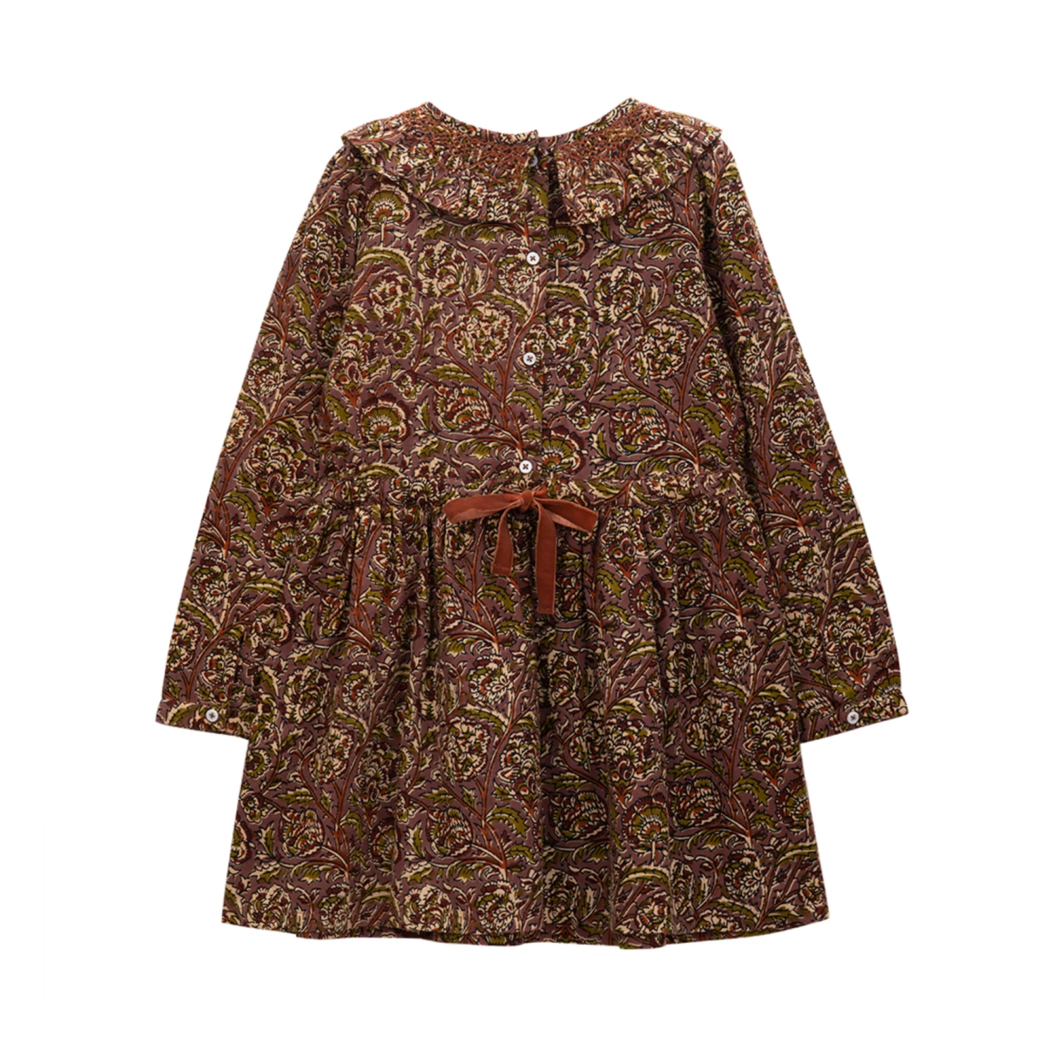 Cheapest 🎁 Exclusive ❄ Christmas Capsule - Embroidered 👗 Dress Plum Emile et Ida Fashion Children ❤️ 4 Cheapest 🎁 Exclusive ❄ Christmas Capsule - Embroidered 👗 Dress Plum Emile et Ida Fashion Children ❤️ - Image 4