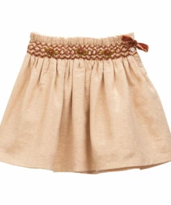 Promo 🌟 Exclusive 🎄 Christmas Capsule - Lurex Skirt Gold Emile et Ida Fashion Children 💯