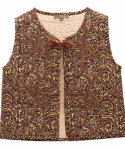 Discount ⭐ Exclusive ❄ Christmas Capsule - Reversible Gilet Plum Emile et Ida Fashion Children 🔔