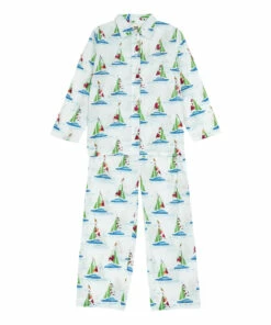 Top 10 ✨ Exclusive Collaboration Le Petit Lucas du Tertre x Smallable - Boat Pyjamas Ecru Lucas du Tertre Fashion Children 🧨