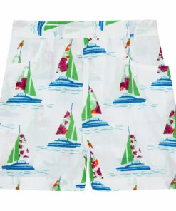 Cheap 😍 Exclusive Collaboration Le Petit Lucas du Tertre x Smallable - Shorts Ecru Lucas du Tertre Fashion Children 🎉