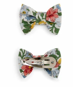 Flash Sale ❤️ Exclusive Liberty Organic Cotton Hair Clips Yellow Bonpoint Fashion Children 🤩