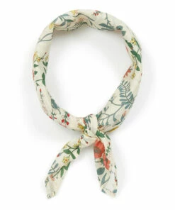 Best Pirce ✨ Exclusive Liberty Print Scarf Ecru Bonton Fashion Children 🌟