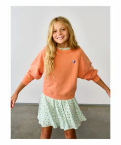 New 👍 Fade Sweatshirt Orange Bellerose Fashion Teen, Children 🧨 -Outlet Kids' Fashion Store fade sweatshirt orange bellerose fashion teen children 2