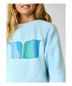 Best Sale ⭐ Fade Sweatshirt Pale blue Bellerose Fashion Teen, Children 👏 -Outlet Kids' Fashion Store fade sweatshirt pale blue bellerose fashion teen children 3