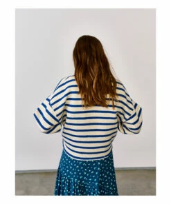 Best Pirce ⭐ Fash Striped Sweatshirt Navy blue Bellerose Fashion Teen, Children 🧨 -Outlet Kids' Fashion Store fash striped sweatshirt navy blue bellerose fashion teen children 4