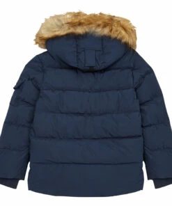 Best deal 🎁 Faux Fur Hooded Down Jacket Navy blue Pyrenex Fashion Teen, Children ❤️ -Outlet Kids' Fashion Store faux fur hooded down jacket navy blue pyrenex fashion teen children 4