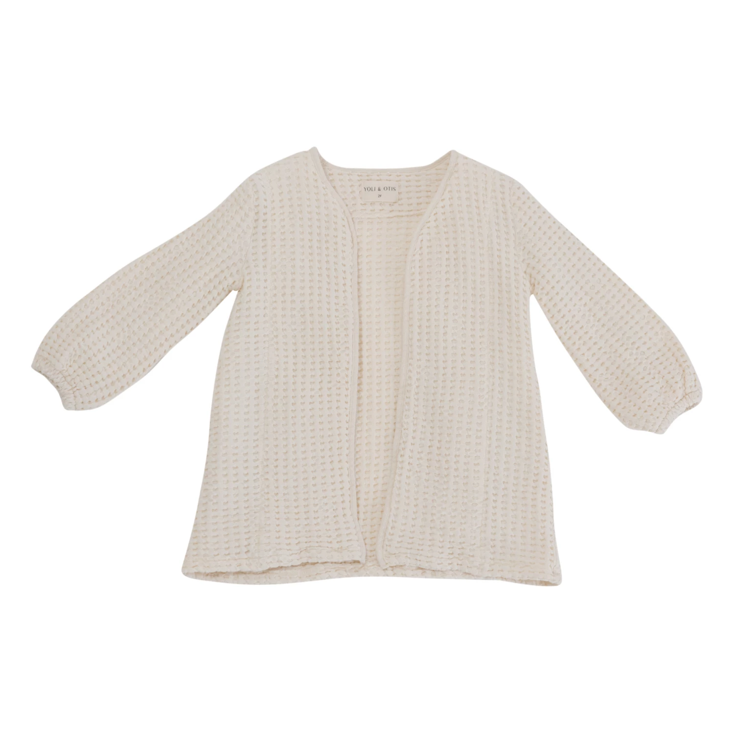 Best Pirce ✨ Faye Organic Cotton Waffle Jacket Ecru Yoli & Otis Fashion Children 🔥 1 Best Pirce ✨ Faye Organic Cotton Waffle Jacket Ecru Yoli & Otis Fashion Children 🔥