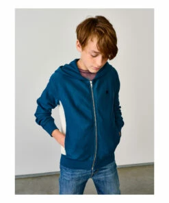 Top 10 ✨ Faz Zip-Up Hoodie Peacock blue Bellerose Fashion Teen, Children 😀 -Outlet Kids' Fashion Store faz zip up hoodie peacock blue bellerose fashion teen children 3