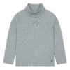 Promo 🌟 Fine Polo-neck Jumper Grey Petit Bateau Fashion Children 🤩