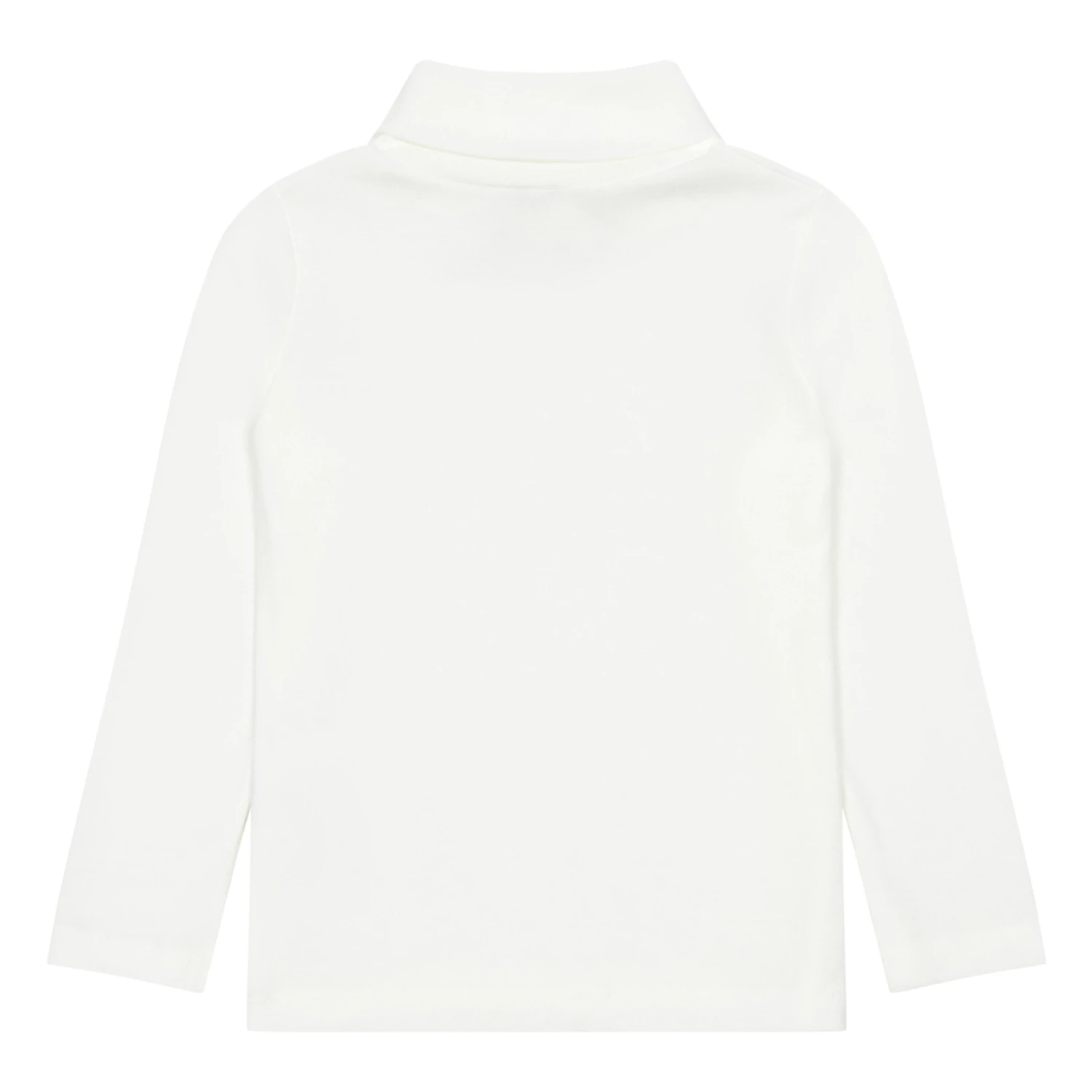 Best deal ❤️ Fine Polo-neck Jumper White Petit Bateau Fashion Children 🔥 3 Best deal ❤️ Fine Polo-neck Jumper White Petit Bateau Fashion Children 🔥 - Image 3