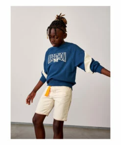 Best Sale 🔥 Firsty Vintage College Sweatshirt Blue Bellerose Fashion Teen, Children ✔️ -Outlet Kids' Fashion Store firsty vintage college sweatshirt blue bellerose fashion teen children 2