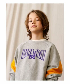 Coupon ⭐ Firsty Vintage College Sweatshirt Grey Bellerose Fashion Teen, Children 🌟 -Outlet Kids' Fashion Store firsty vintage college sweatshirt grey bellerose fashion teen children 3