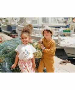 Hot Sale ✔️ Flora Slub Cotton T-shirt White Louise Misha Fashion Teen, Children 🛒 -Outlet Kids' Fashion Store flora slub cotton t shirt white louise misha fashion teen children 3