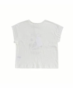 Hot Sale ✔️ Flora Slub Cotton T-shirt White Louise Misha Fashion Teen, Children 🛒 -Outlet Kids' Fashion Store flora slub cotton t shirt white louise misha fashion teen children 4