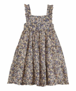 Promo 🧨 Floral 👗 Dress Ecru Emile et Ida Fashion Children 🌟