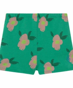 Brand new 🧨 Floral Jersey Hedgehog Shorts Green The Animals Observatory Fashion Children 🧨