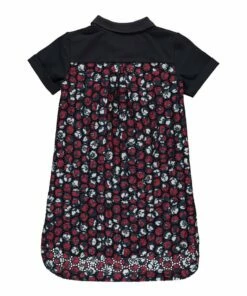 Hot Sale ✨ Floral Polo Collar 👗 Dress Navy blue Moncler Fashion Teen, Children ❤️ -Outlet Kids' Fashion Store floral polo collar dressfloral polo collar dress navy blue moncler fashion teen children 2