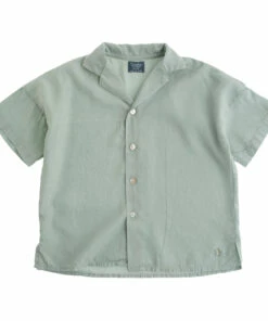 Best Pirce 👏 Flowy Shirt Sage Tocoto Vintage Fashion Children 🎉