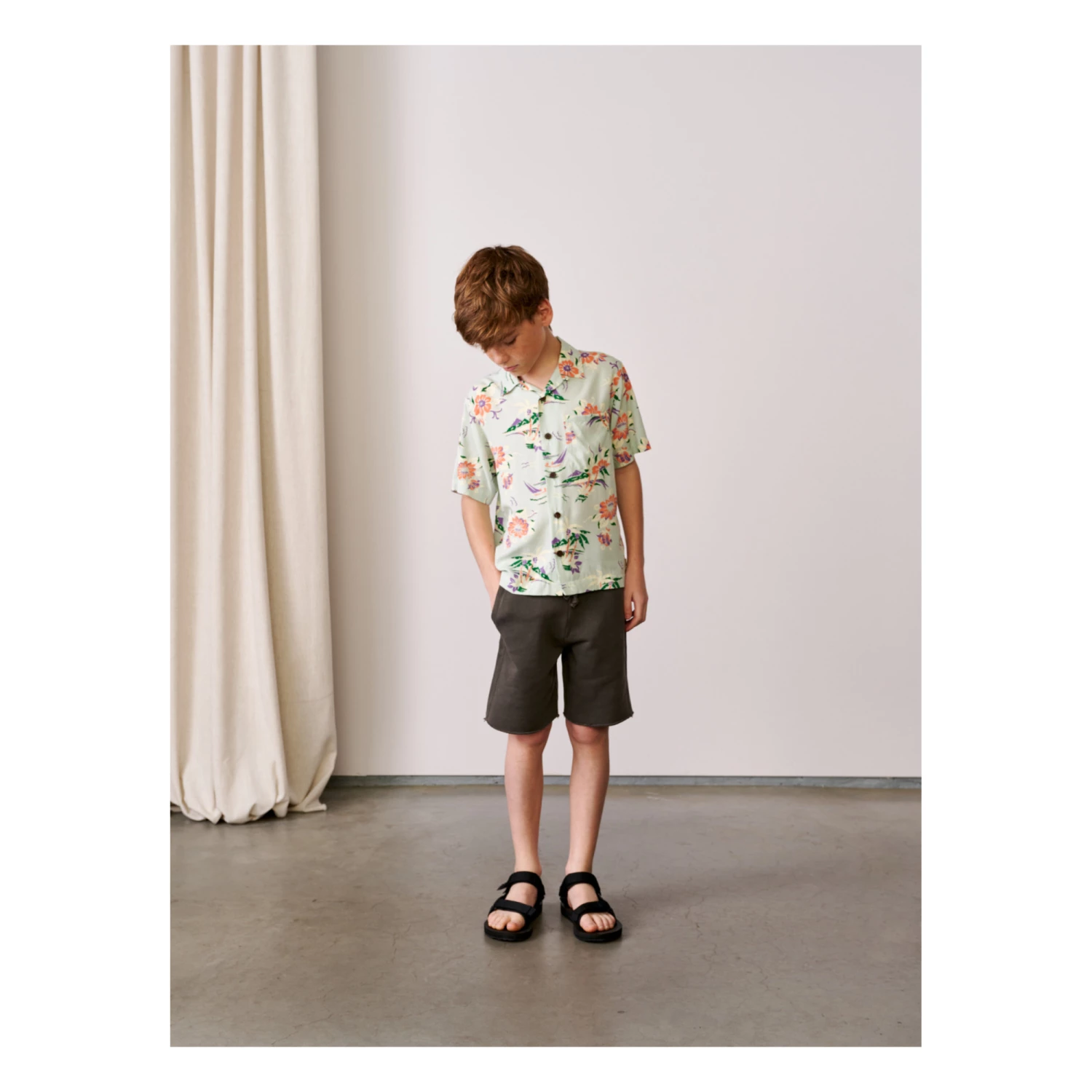 Brand new ๐งจ Fluk Organic Cotton Shorts Dark grey Bellerose Fashion Teen, Children ๐ 3 Brand new ๐งจ Fluk Organic Cotton Shorts Dark grey Bellerose Fashion Teen, Children ๐ - Image 3