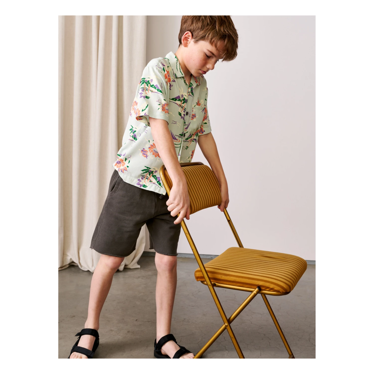 Brand new ๐งจ Fluk Organic Cotton Shorts Dark grey Bellerose Fashion Teen, Children ๐ 5 Brand new ๐งจ Fluk Organic Cotton Shorts Dark grey Bellerose Fashion Teen, Children ๐ - Image 5