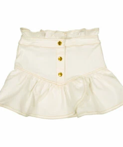 Wholesale 🛒 Flute Denim Skirt Ecru Louis Louise Fashion Children 🎉