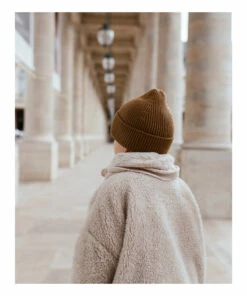 Brand new 🛒 Fonzie Merino Wool Beanie Chocolate Hvid Fashion Children ❤️ -Outlet Kids' Fashion Store fonzie merino wool beanie chocolate hvid fashion children 2
