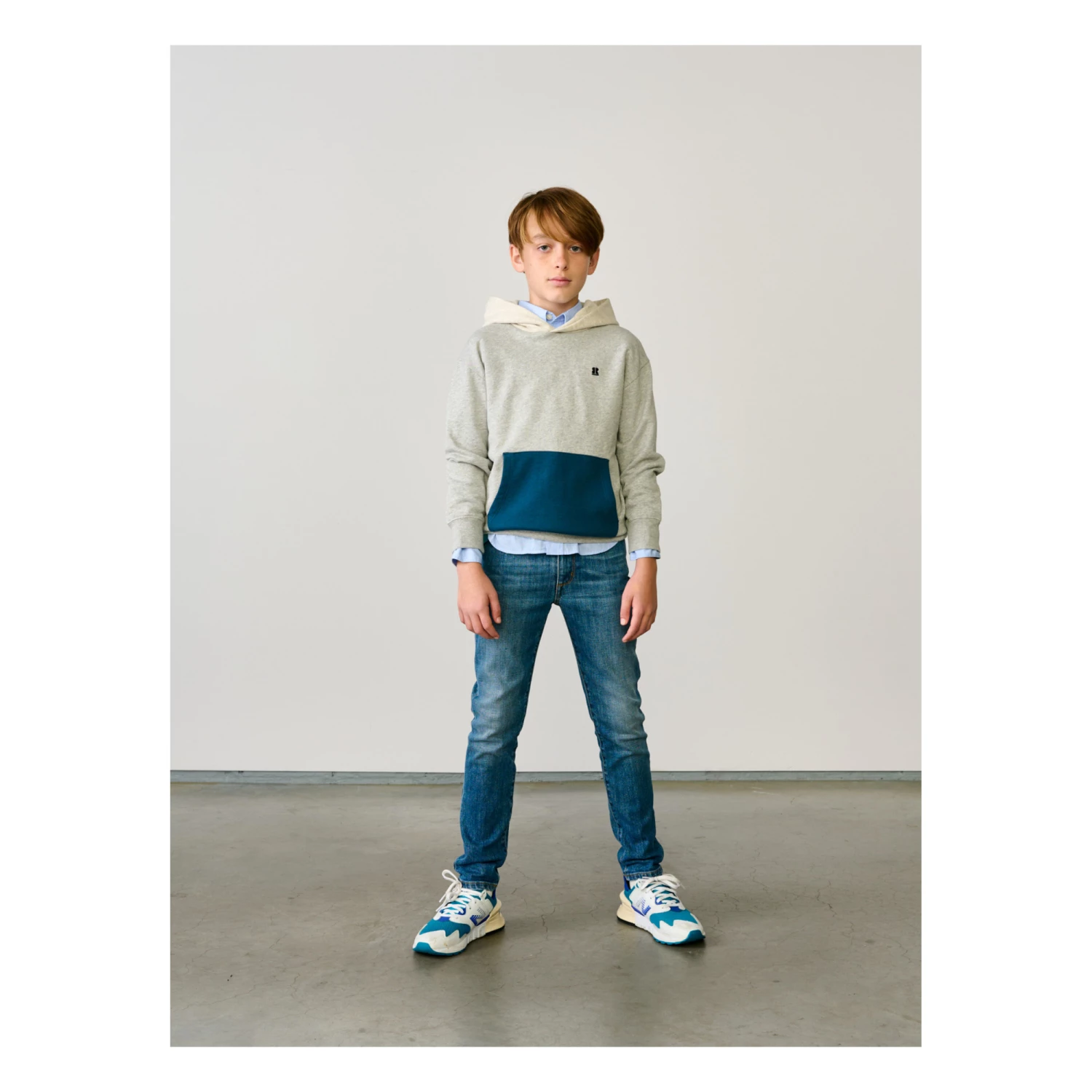 Cheapest ๐ Food Pocket Hoodie Grey Bellerose Fashion Teen, Children โญ 2 Cheapest ๐ Food Pocket Hoodie Grey Bellerose Fashion Teen, Children โญ - Image 2