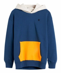 Hot Sale ๐คฉ Food Pocket Hoodie Peacock blue Bellerose Fashion Teen, Children โค๏ธ