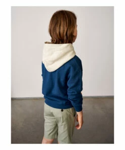 Hot Sale 🤩 Food Pocket Hoodie Peacock blue Bellerose Fashion Teen, Children ❤️ -Outlet Kids' Fashion Store food pocket hoodie peacock blue bellerose fashion teen children 4
