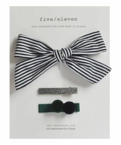 Discount 🔥 Forever Hairslides - Set of 3 Blue Five / Eleven Fashion Children ⭐