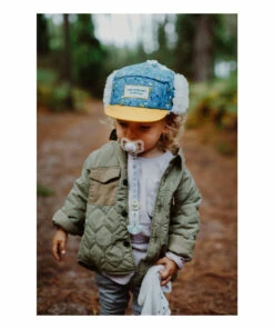 Flash Sale ✨ Fox Fleece Hat Blue Hello Hossy Fashion Baby, Children ⭐ -Outlet Kids' Fashion Store fox fleece hatfox fleece hat blue hello hossy fashion baby children 2