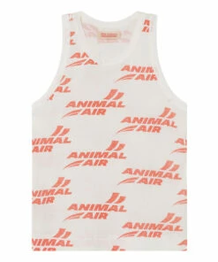 Buy 🤩 Frog Animal Air Tank Top Ecru The Animals Observatory Fashion Children 🔥