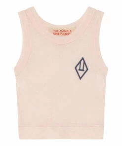 Cheapest ⌛ Frog Tank Top Pale pink The Animals Observatory Fashion Baby, Children 🛒