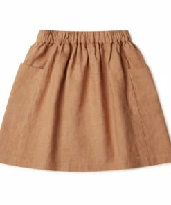 Coupon 🎉 Gaia Linen Skirt Ochre Matona Fashion Children 🤩 -Outlet Kids' Fashion Store gaia linen skirt ochre matona fashion children 4