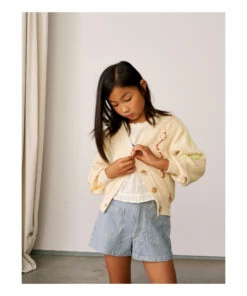 Flash Sale 💯 Gehfa Cardigan Ecru Bellerose Fashion Teen, Children ❤️ -Outlet Kids' Fashion Store gehfa cardigan ecru bellerose fashion teen children 4