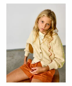 Flash Sale 💯 Gehfa Cardigan Ecru Bellerose Fashion Teen, Children ❤️ -Outlet Kids' Fashion Store gehfa cardigan ecru bellerose fashion teen children 5