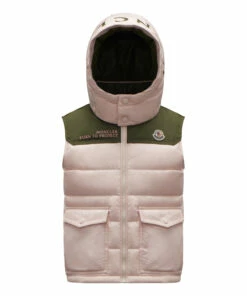 Best Pirce ❤️ Genichi Puffer Vest Pale pink Moncler Fashion Teen, Children ❤️