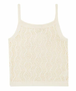 Deals 🔥 Genoveva Organic Cotton Tank Top Ecru the new society Fashion Teen, Children 🔥